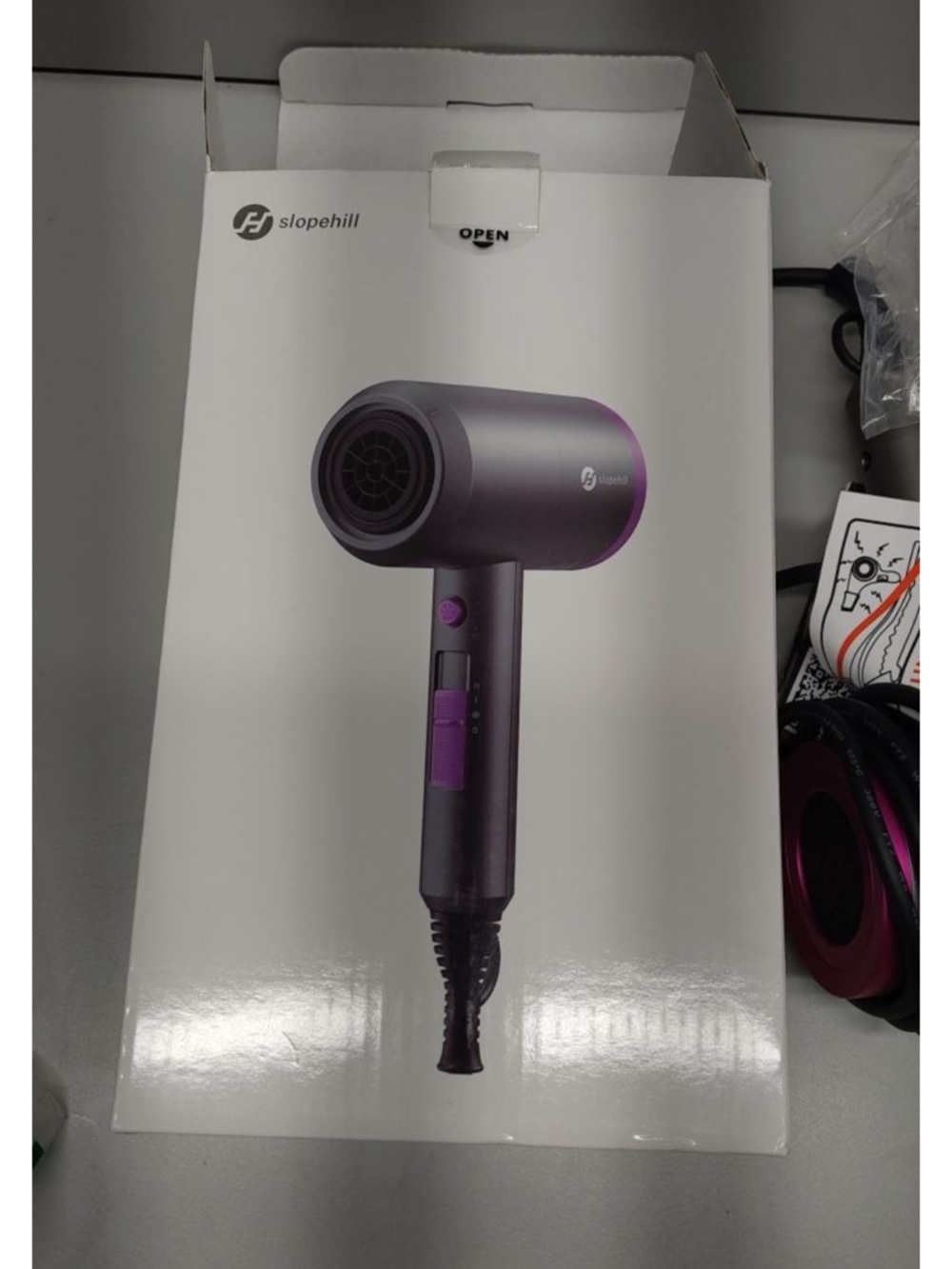 slopehill Professional Ionic Hair Dryer 1800W Fast Dry 2 Nozzle Diffuser - Picture 15 of 15